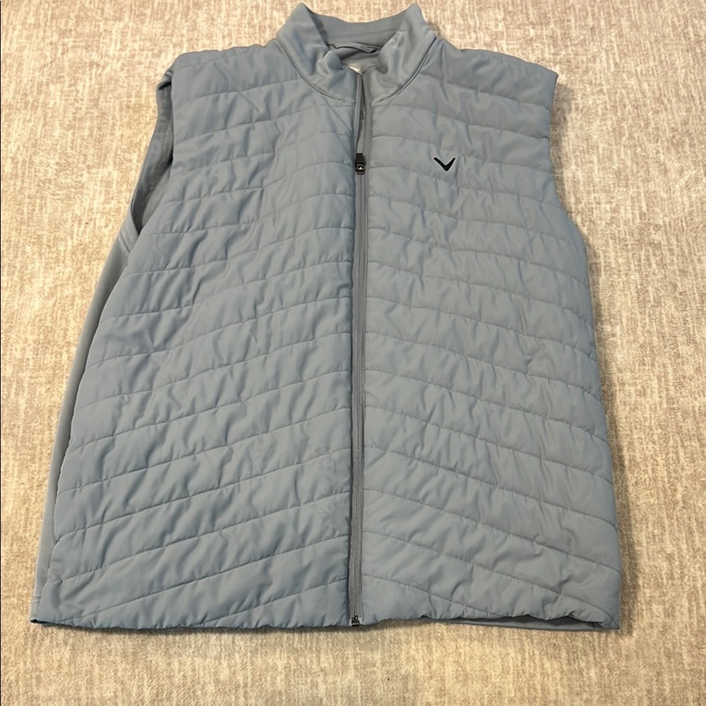 Callaway Light Blue Quilted Vest